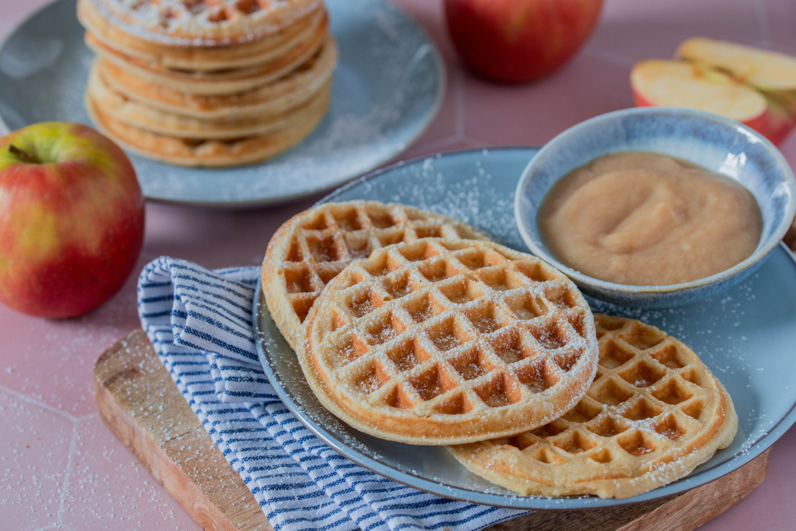Apfelmarkwaffeln