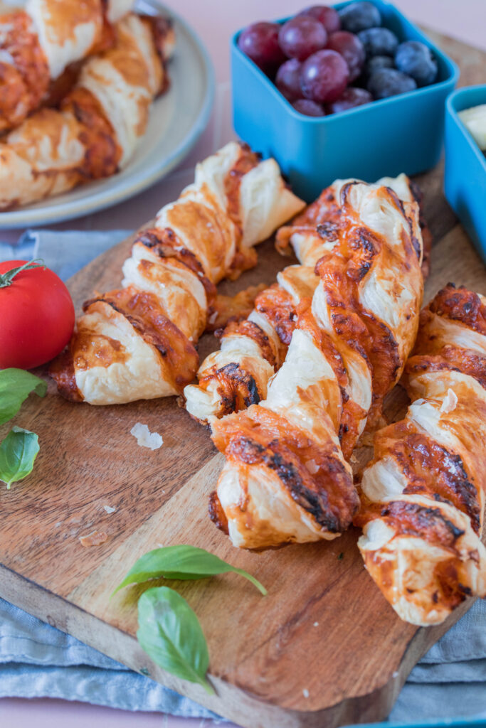 Blätterteig Pizzastangen