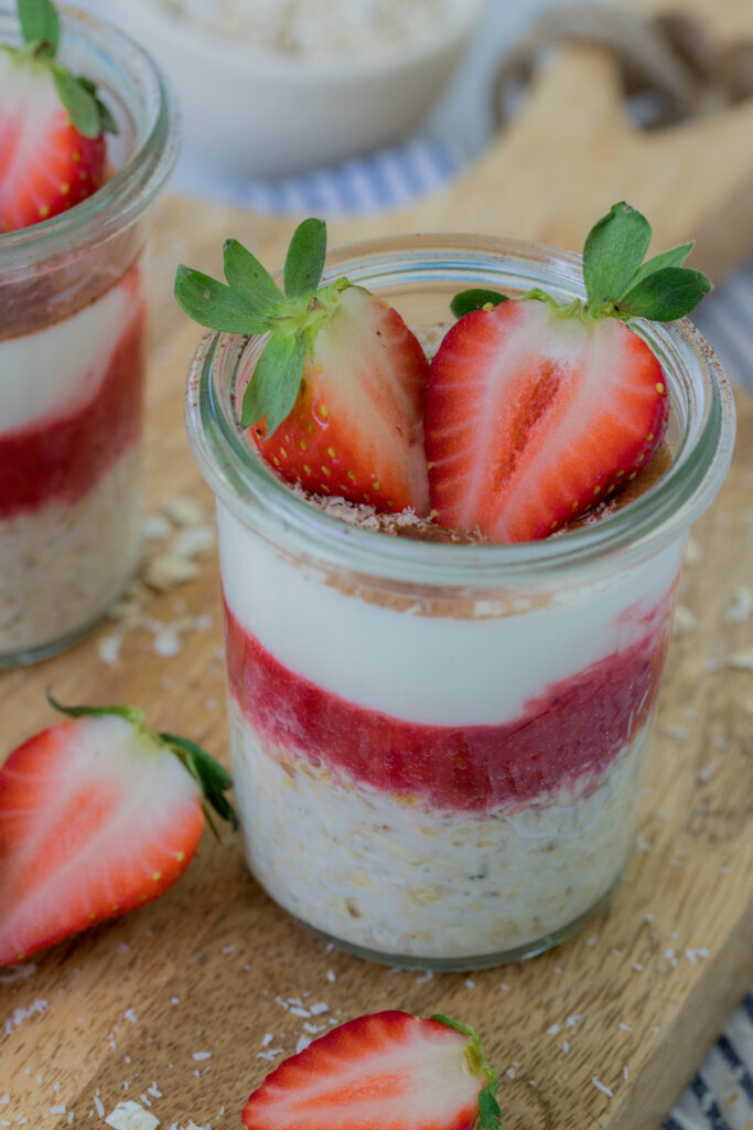 Erdbeer Overnight Oats