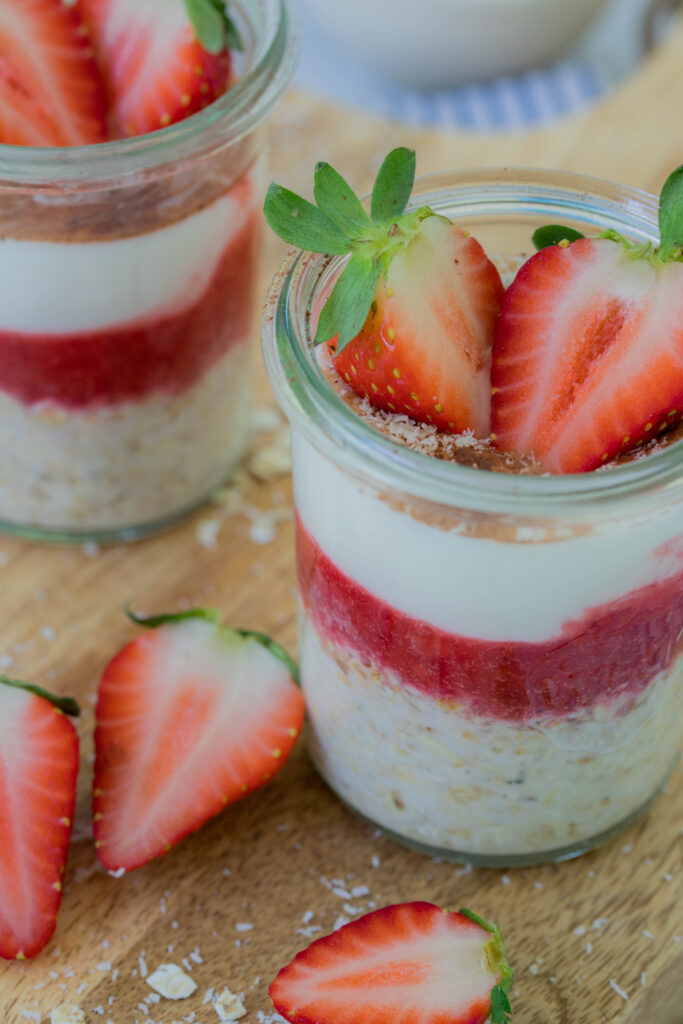 Erdbeer Overnight Oats